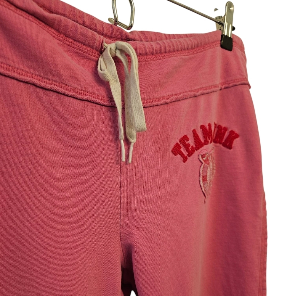 Vintage Victoria's Secret PINK Cropped Lounge PJ Sweat Pants M - Picture 3 of 7